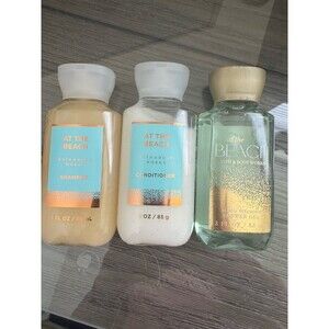 Title: Bath and Body Works At The Beach Travel Shampoo Conditioner Body Wash Set